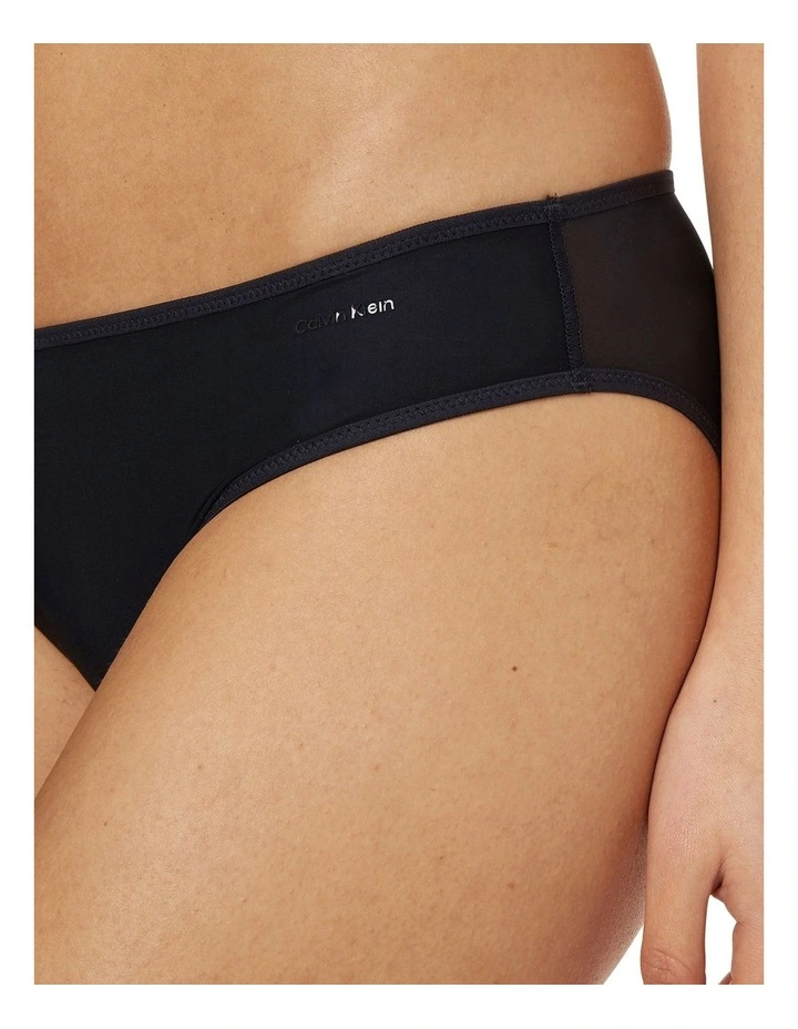 Brand new 𧨠Calvin Klein Sheer Marquisette π Bikini Brief In Black π - Image 3