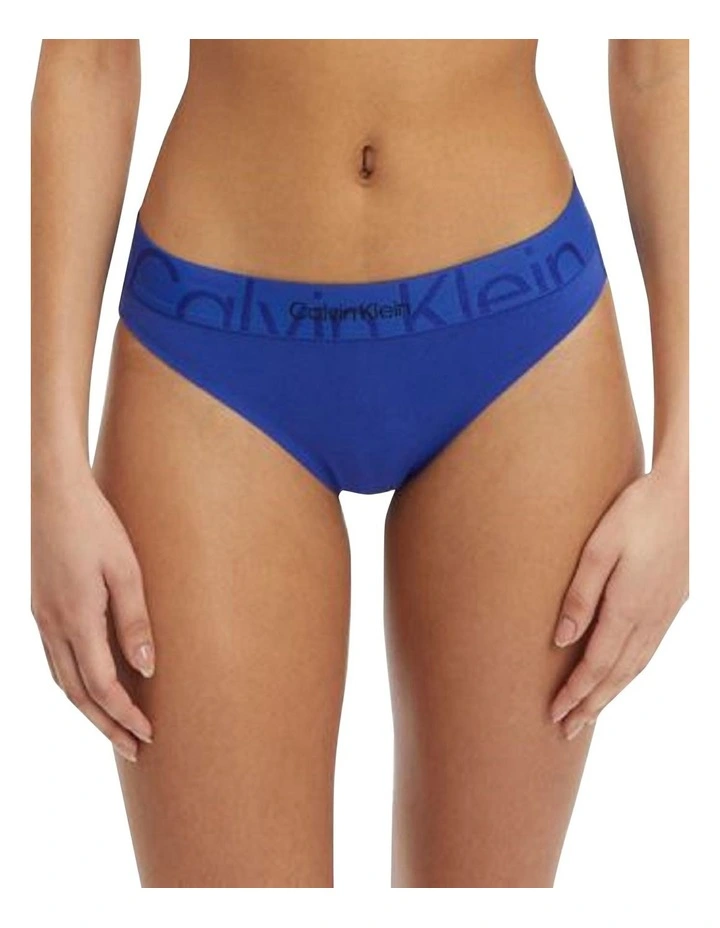 Best Sale π Calvin Klein Embossed Icon Cotton π Bikini Brief In Blue π§¨