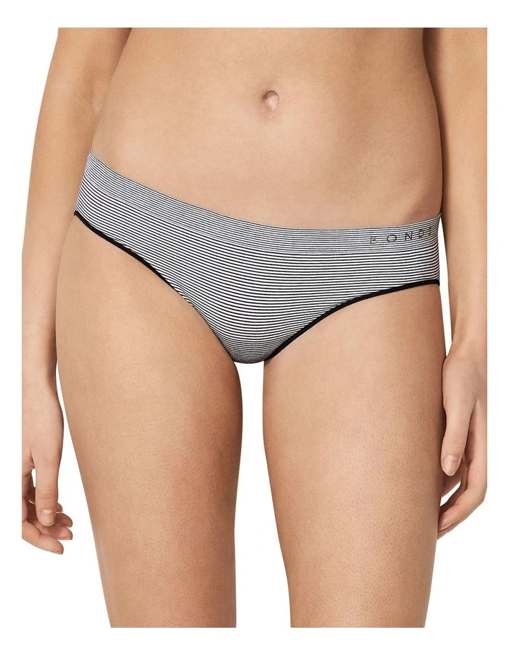 Promo π Bonds Seamfree Mini Stripe π Bikini Brief In Black And White βοΈ